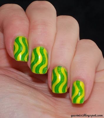 Neon Green Nails