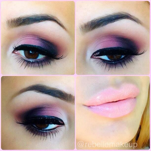 Party Makeup| Pink and Purple Makeup Ideas