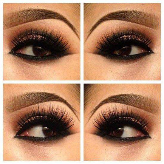 Cat Eyes for Night Makeup Ideas via