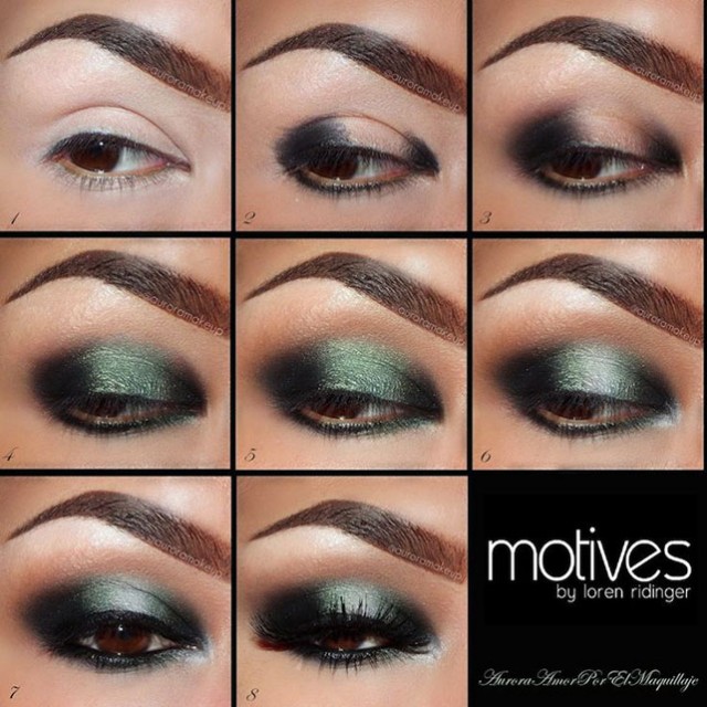 Perfect Smoky Green Makeup Tutorial