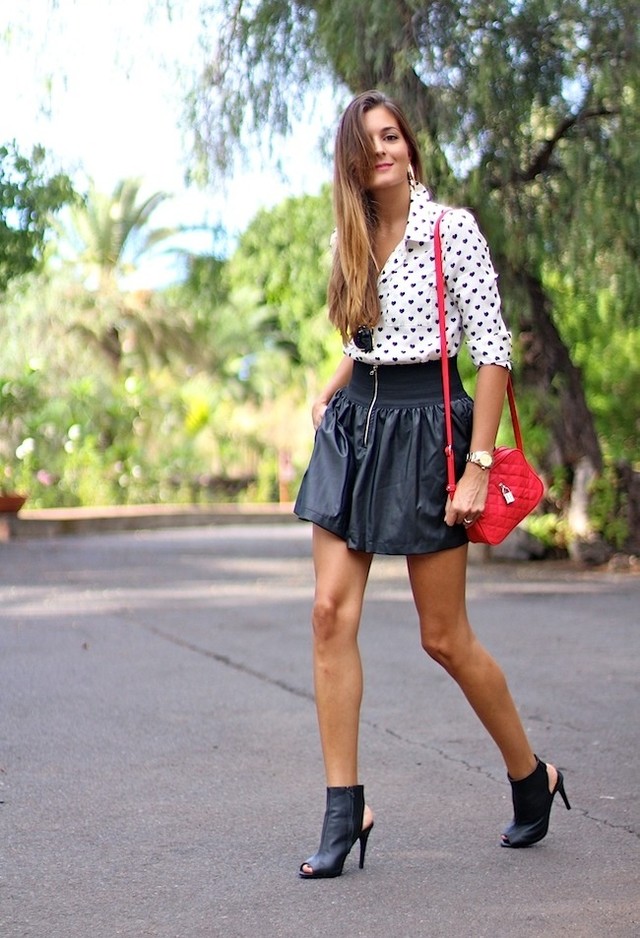 Printed Blouse Outfit