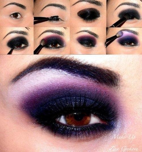 Purple Smokey Eyes