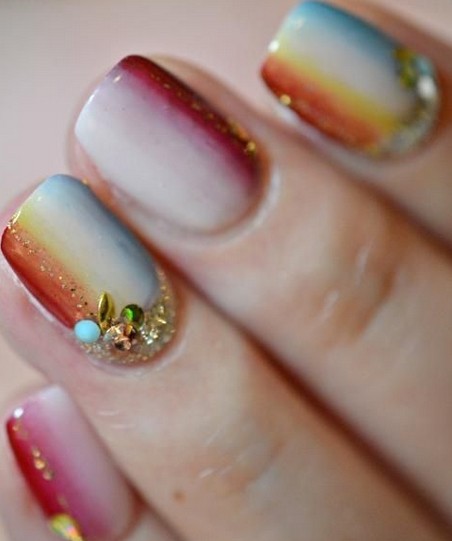 Rainbow Nails