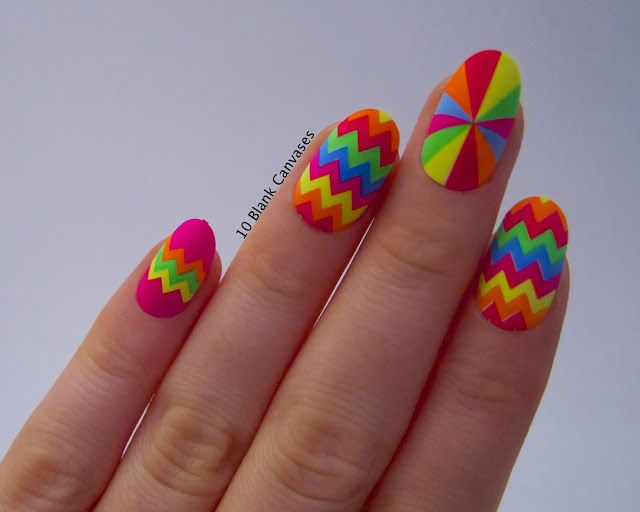 Rainbow Nails