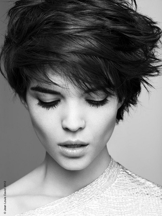 Short Hairstyle With Side Bangs