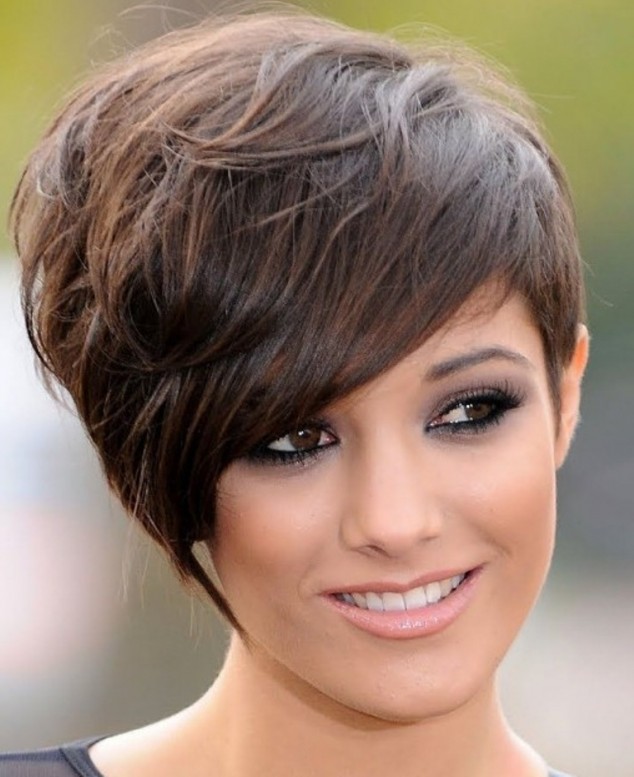 Short Hairstyle With Side Bangs