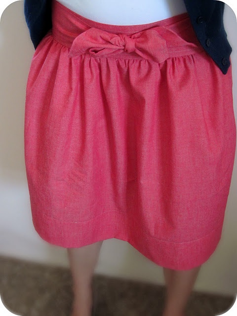 Skirt with a Bow