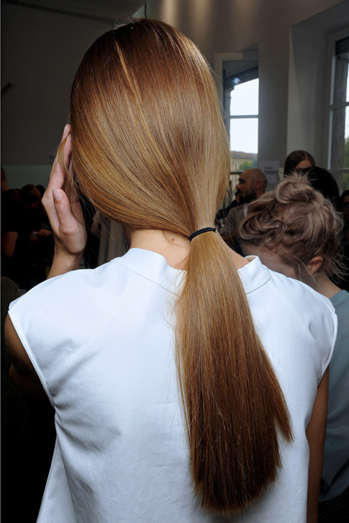 Sleek Pony Hairstyle Trend