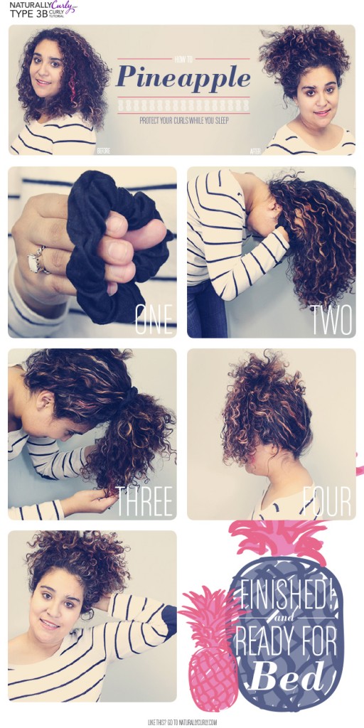 The Pineapple Method for Natural Hair