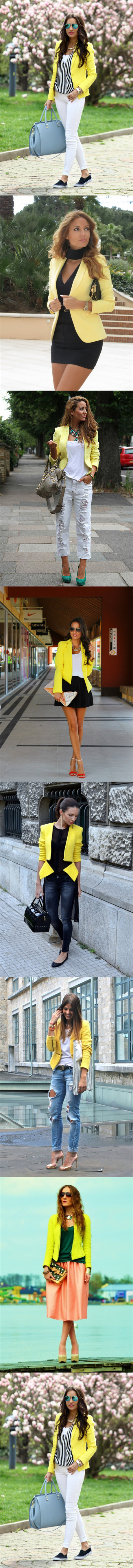 Yellow Blazer