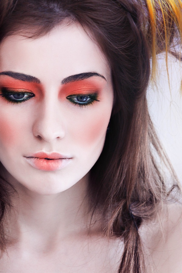 Orange Eye Makeup Ideas