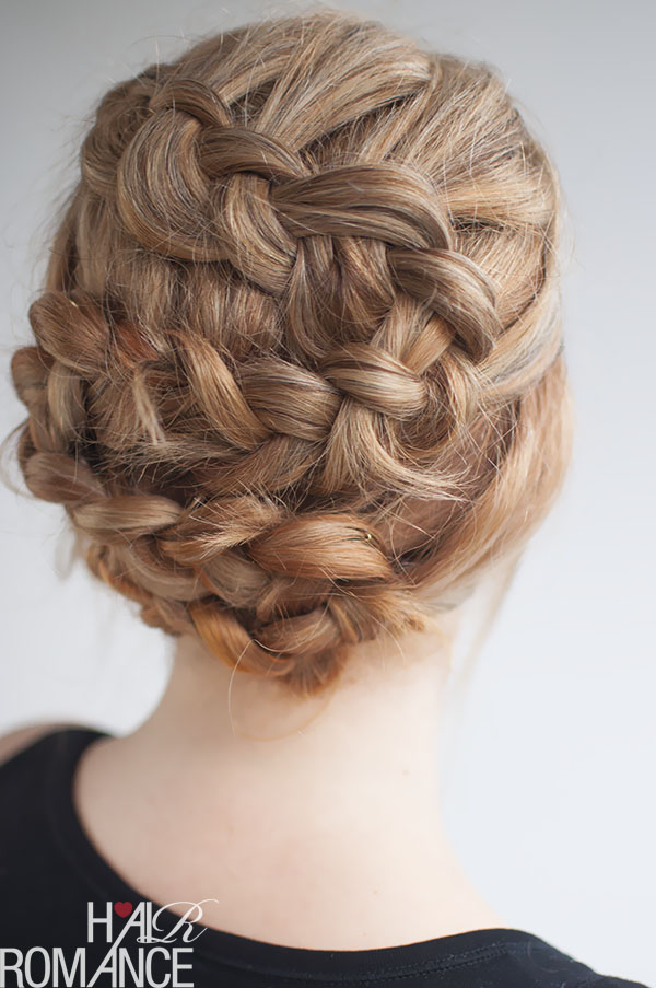 Braided Bun for Elegant Hairstyle via