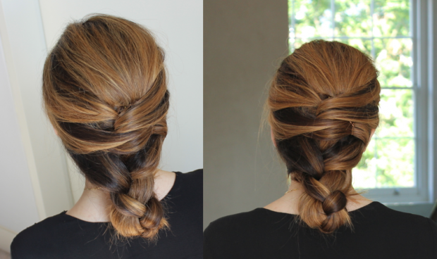 Braided Bun for Elegant Hairstyle via