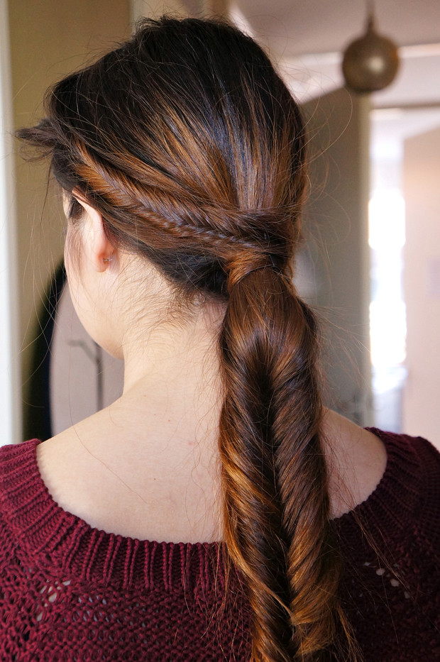 Braided Ponytail for Elegant Hairstyle via