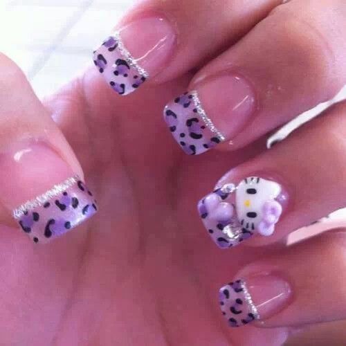 3D Kitty Nails