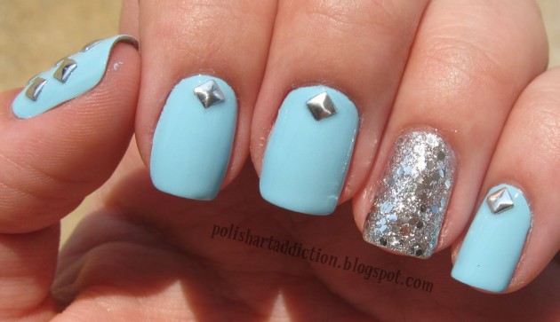 Blue Nail Design