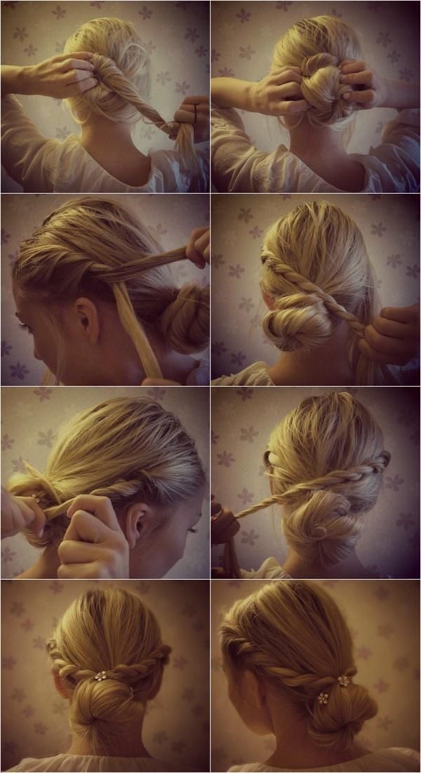 Boho Twisted Hairstyle Tutorial