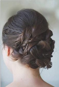Braided Updo Hairstyle for Summer