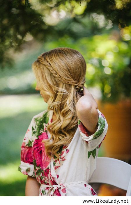 Cute Hairstyle with Braids for Holidays