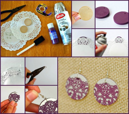 DIY Cutout Earrings