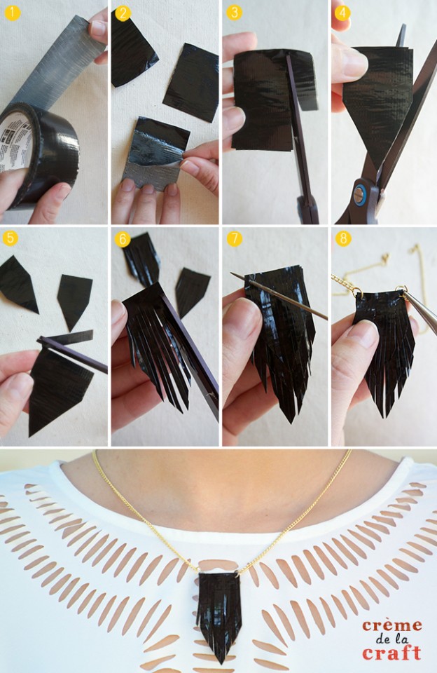 DIY Feather Necklace