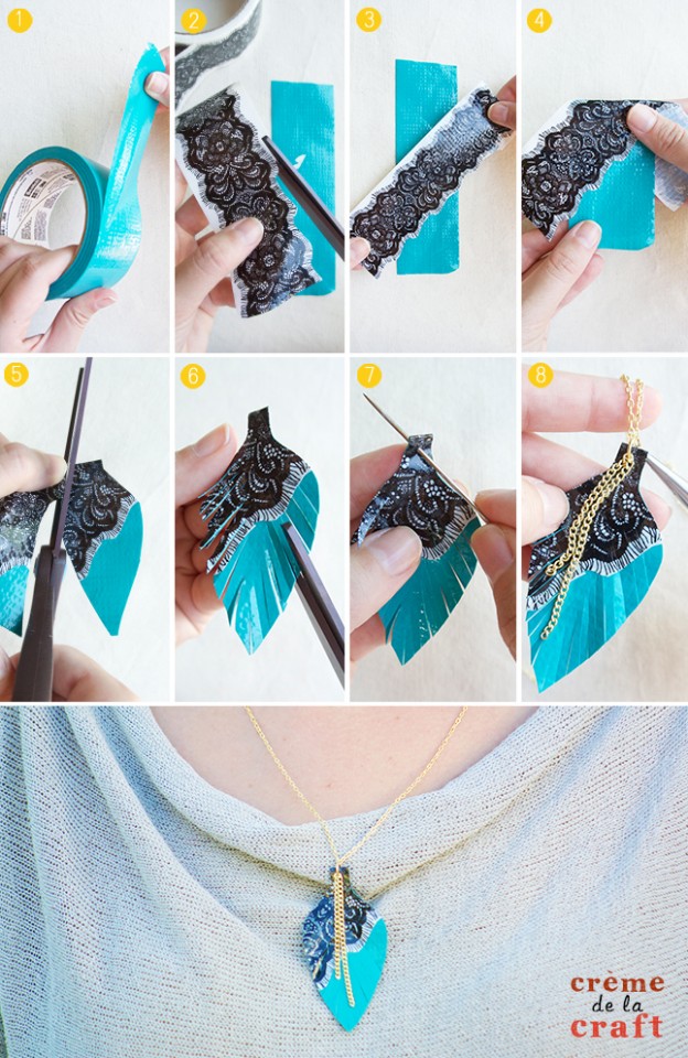 DIY Feather Necklace