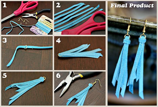 DIY Fringe Earrings