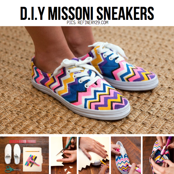 DIY Missoni Sneakers