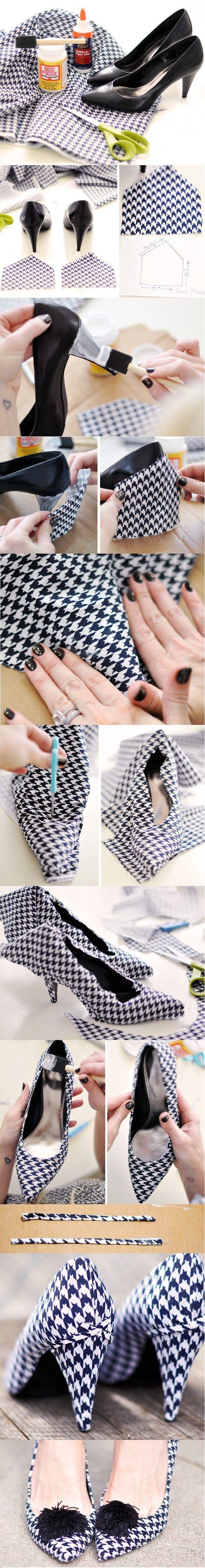 DIY Pattern Pumps