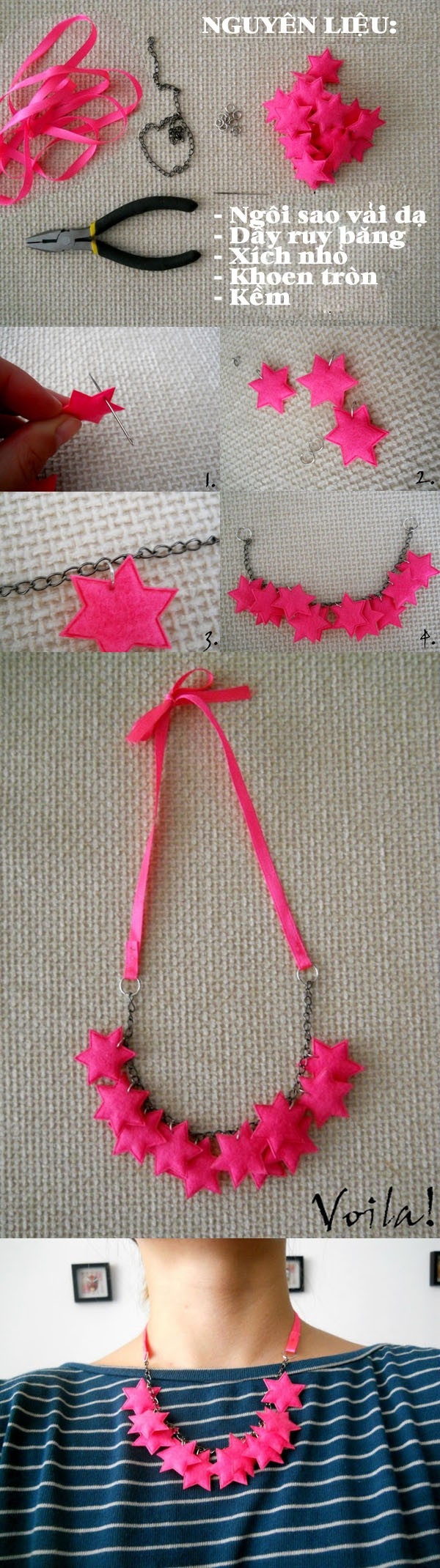 DIY Star Necklace Tutorial