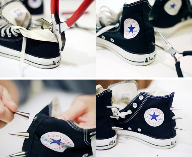 DIY Studded Converse