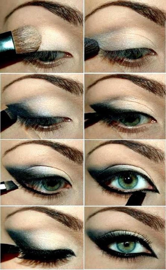 Dark Green Eye Shadow Makeup Tutorial
