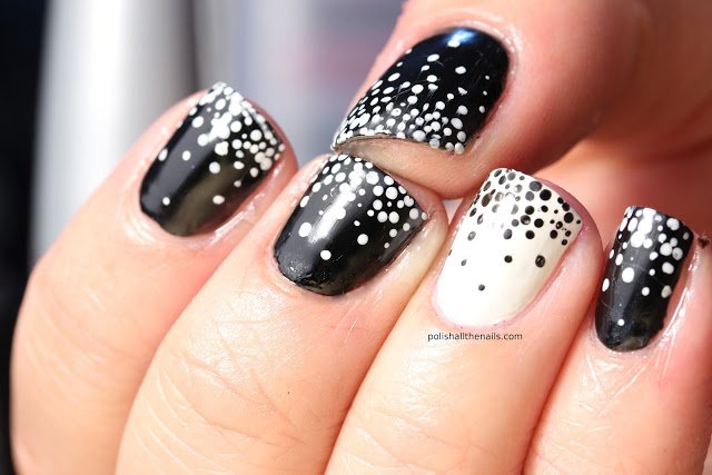 Dotted Nail Art Design