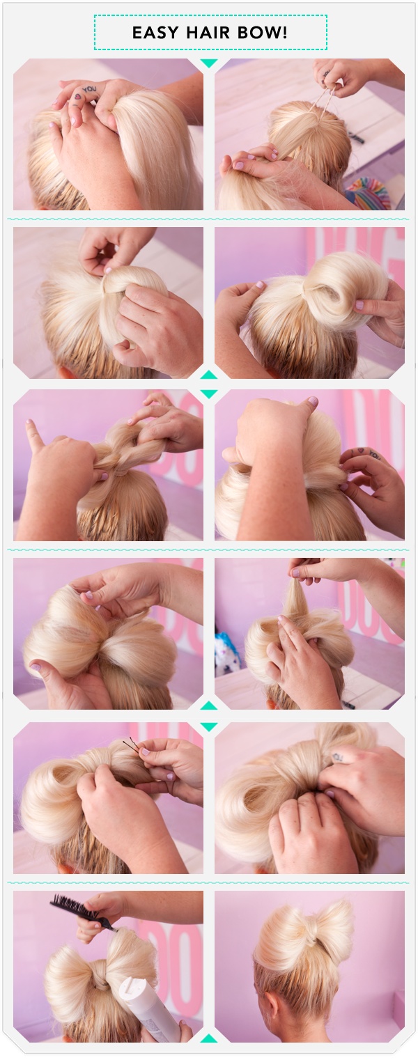 Easy Hair Bow Tutorial