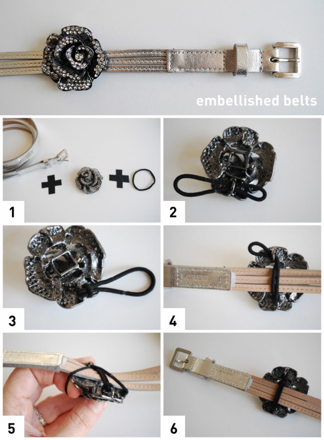 Embellish Skinny Belts Using Styled Pendants