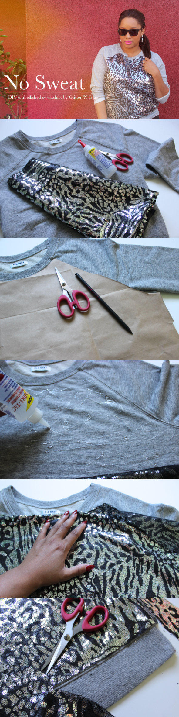 Embellished Sweatshirt DIY