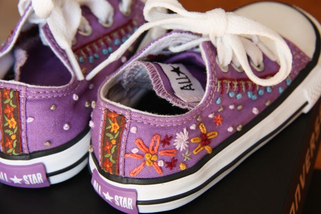 Embroidered Converse