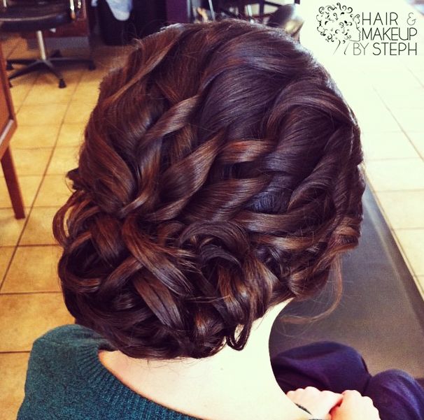 Fantastic Curly Updo Hairstyle