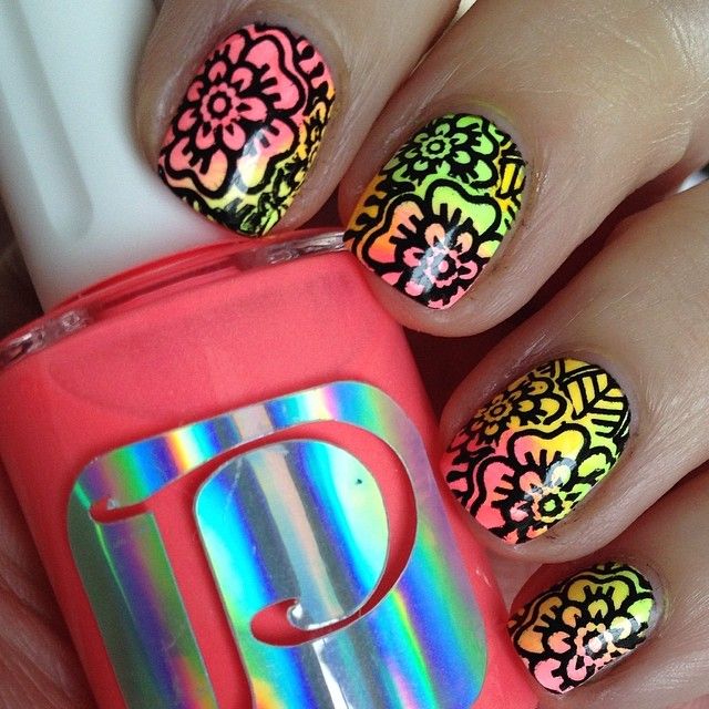 Floral Nails