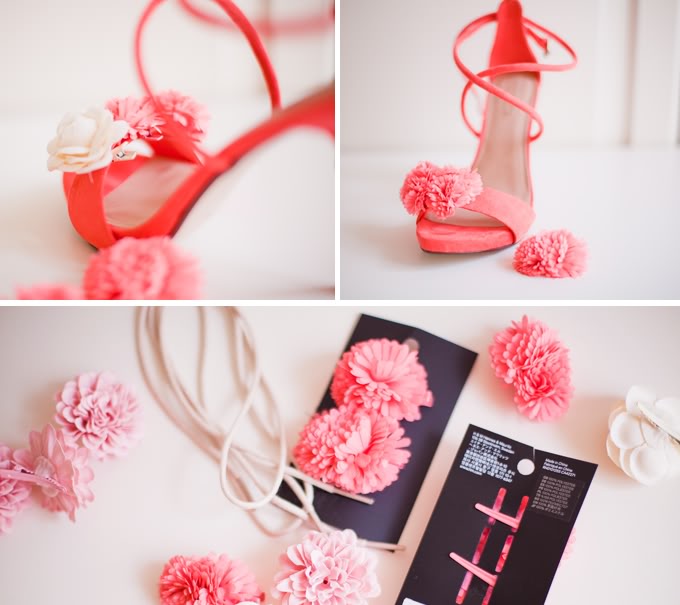 Flowers Embellished Heels