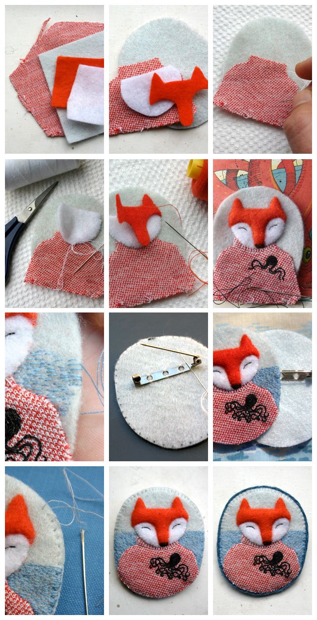 Fox Brooch