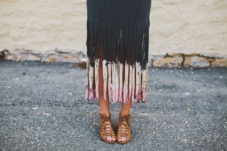 Fringe Skirt Makeover