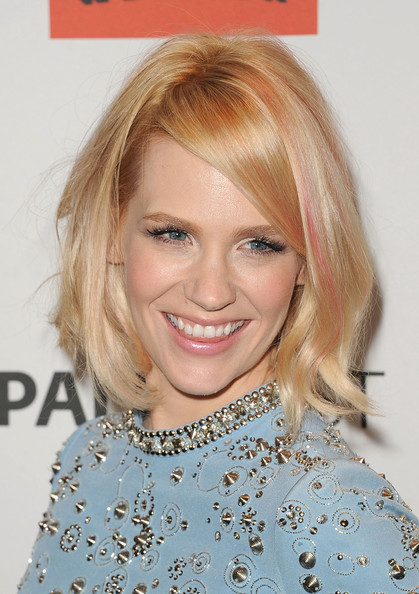 January Jones Highlighted Bob