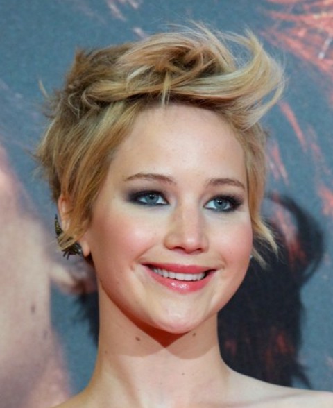 Jennifer Lawrence Blown-out Pixie