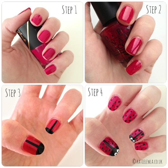 Ladybug Nails