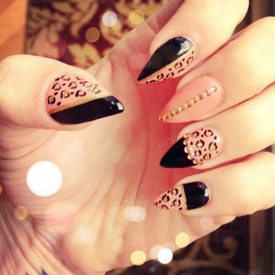 Leopard Nails