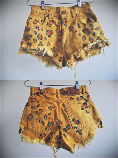 Leopard Print Shorts