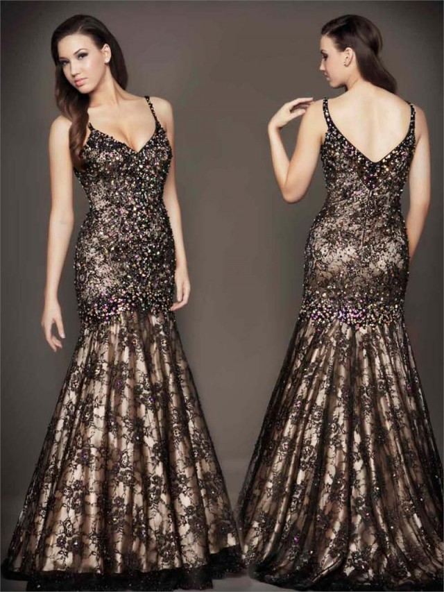 Mac Duggal Black Evening Dress