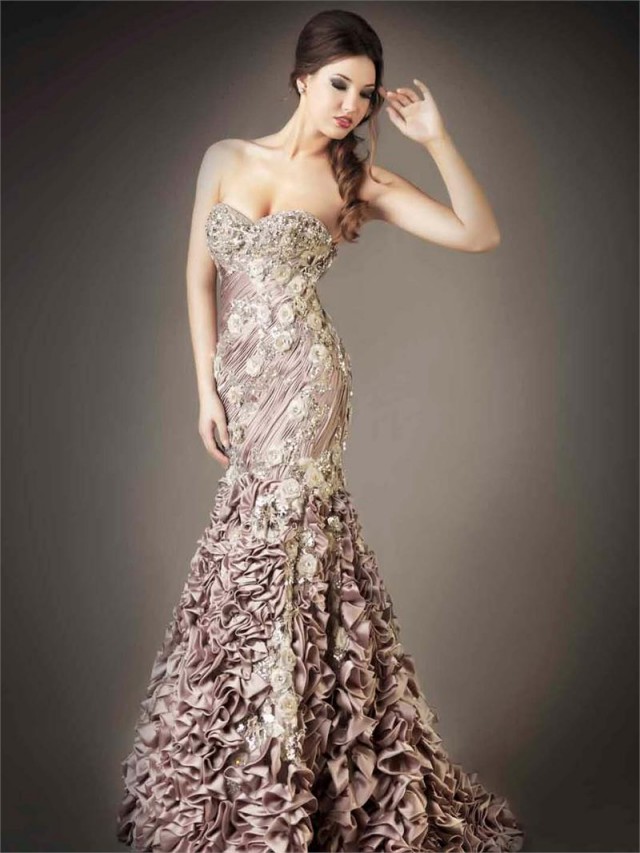 Mac Duggal Platinum Dress