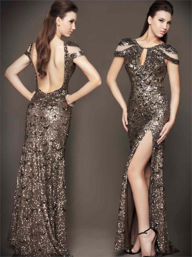 Mac Duggal Sequined Dress